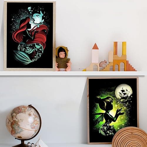 KEYRANKE 6 Pack Disney Diamond Art Kits Adults, Diamond Painting Disney Kits, Cross Stitch Full Drill Shiny Diamond Embroidery Pictures Arts Craft for Christ-mas Gift 12X16inch thumbnail 8