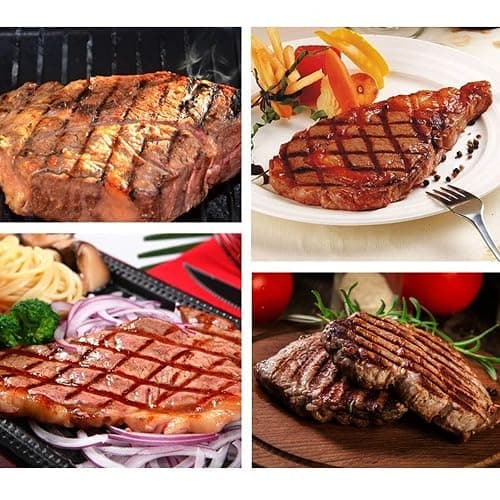 MasonOL20 Non-stick Grill Pan with Folding Handle for Meat, Fish and Vegetables For All Heat Sources 24cm/9.4IN for Stove Tops, Induction, Black thumbnail 8