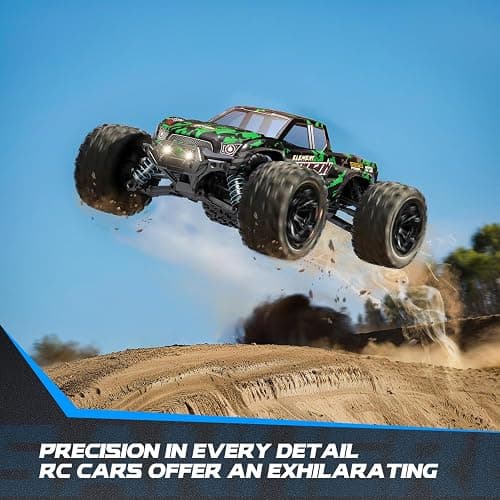 1:18 Scale All Terrain RC Cars, 40 KPH High Speed 4WD Electric Vehicle with 2.4 GHz Remote Control, 4X4 Waterproof Off-Road Truck with Two Rechargeable Batteries thumbnail 8