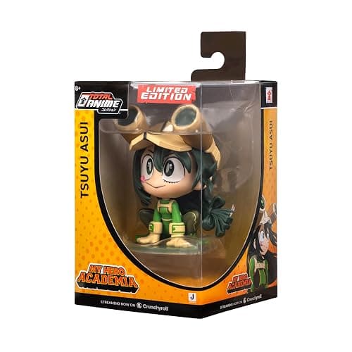 Total Anime Tsuyu Asui (Kawaii) - 4-Inch Scale Articulated Mini-Figure with Display Base thumbnail 2