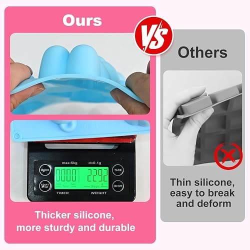 Bear Silicone Mold, 2 Pcs Bear Chocolate Mold 16 Cavity Teddy Bear Silicone Molds for Chocolate, Candy, Ice Cubes, Jello, Jelly, Cake Decorations, Soaps thumbnail 4