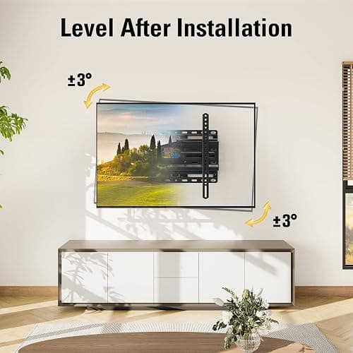 Mounting Dream TV Wall Mount for 32-65 Inch Television,Mount with Swivel and Tilt, Full Motion Bracket with Articulating Dual Arms, Fits 16inch Studs, Max VESA 400X400 mm, 99lbs, MD2380 thumbnail 5