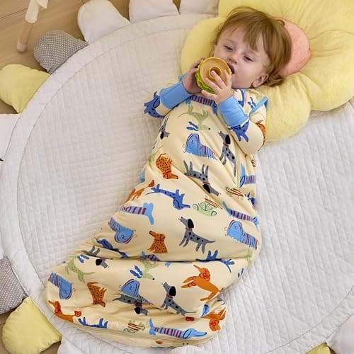babee Reshinee Bamboo Viscose Sleep Sack for Babies and Toddlers 1.0 Tog Wearable Blanket 2-Way Zipper Baby Shower Gifts thumbnail 8