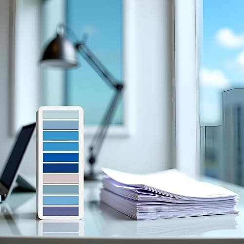 Jowxsx 200 Blue Sticky Index Tabs, Writable & Repositionable Page Markers thumbnail 2