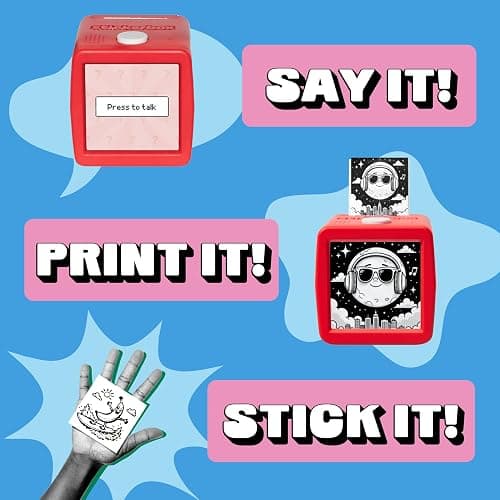 Stickerbox – Voice-Powered Custom Sticker Printer Maker | Ink-Free Thermal Printing Machine | BPA & BPS-free & Kids Safe AI | School Art Gift Stuff for Teens | Mini Sticker Printer for Kids Ages 5+ thumbnail 2