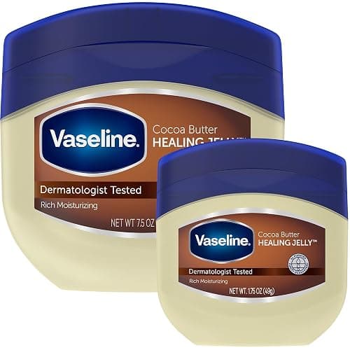 Vaseline Cocoa Butter Healing Jelly Variety Pack, 2 Sizes (7.5 Oz & 1.75 Oz) – Rich Moisturizing Ointment, Protectant & Moisturizer for Dry Skin - Image 1