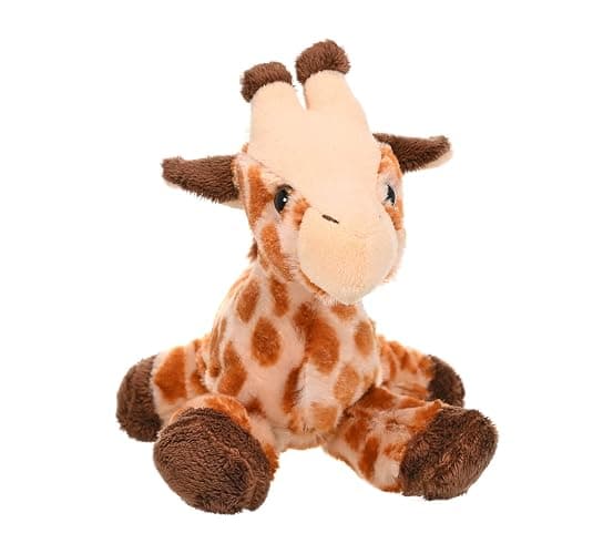 Wild Republic Giraffe Plush, Stuffed Animal, Plush Toy, Gifts for Kids, Hug’Ems 7 - Giraffe - 7" - Image 1