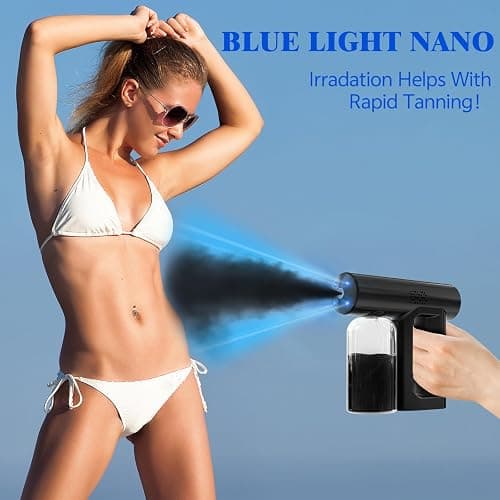 Spray Tan Machine – Melanin-Boost Technology for Faster Darker Tan, Rechargeable & Portable Airbrush System,Suit For Self tanner, Beach, Travel,Salon Tanning thumbnail 4