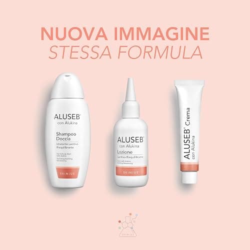 Skinius Aluseb - Detergente Shampoo Doccia per gli Inestetismi della Dermatite Seborroica con Alukina - Ideale per la Detersione di Viso, Corpo e Capelli - 125ml - Shampoo Doccia thumbnail 2