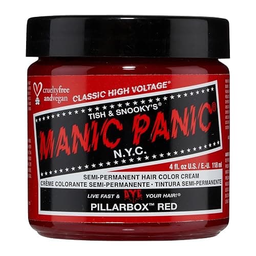Manic Panic High Voltage® Classic Cream Formula Colour Hair Dye 118ml (Pillarbox® Red) - Image 1
