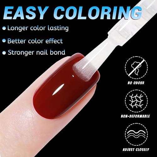 Lifextol 240pc Square Gel Nail Tips Medium Fake Nails for Press on Nails Clear Acrylic Nails Tips, 12 Size Full Cover Nail tips Square Soft Gel Nail Tips False Nails Extension Artificial Fingernails thumbnail 5