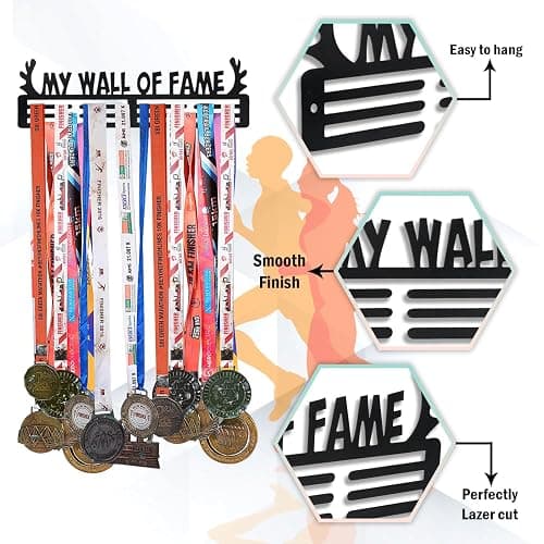 SEHAZ ARTWORKS Medal Holder | Medal Display | Medal Hanger Display | Medal Display Hanger (Holds Upto 30-40 Medals) - Mh-2 thumbnail 2