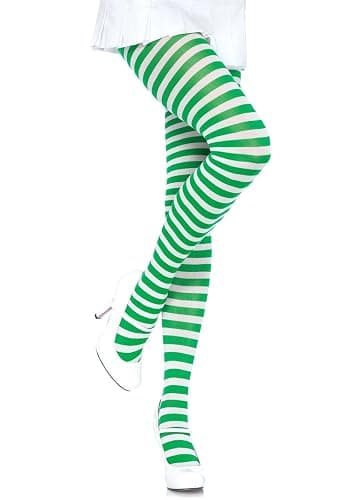 Leg Avenue Women's Nylon Striped Tights - Image 1
