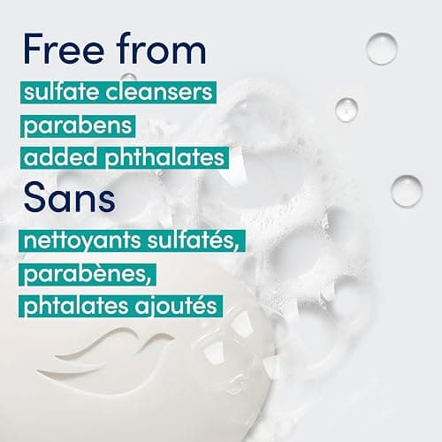 Dove Beauty Bar More Moisturizing Than Bar Soap for Softer Skin, Fragrance Free, Hypoallergenic Sensitive Skin With Gentle Cleanser 106 g 12 count thumbnail 4