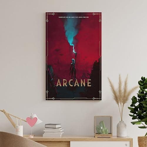 YMSVMKLF Arcane Canvas Poster Bedroom Decor Landscape Office Room Decor Gift 12x18inch(30x45cm) - 18L" x 12W" thumbnail 7