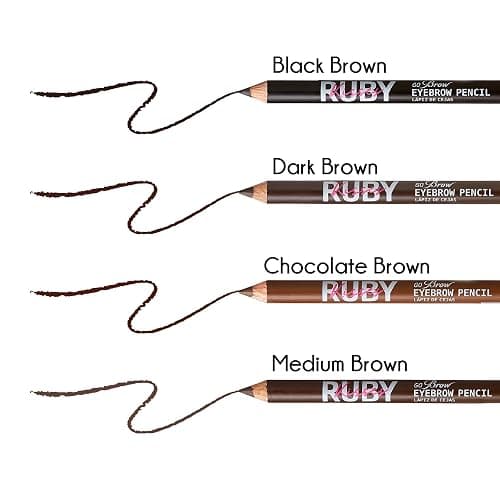 Kiss Go Brow Eyebrow Wooden Pencil Light Medium Brown(6 Pieces) thumbnail 7