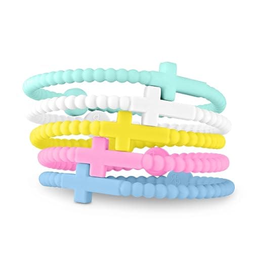 Ryan & Rose Jesus Bracelets - Cross Silicone Bracelet - Image 1