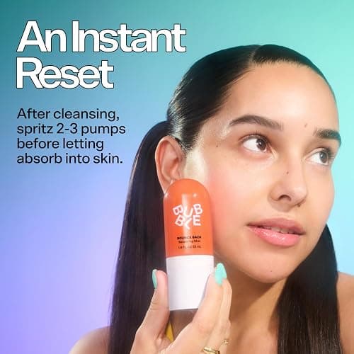 Bubble Skincare Bounce Back Hydrating Toner Spray - Balancing + Pore Minimizing Toner for Face - Made With Niacinamide + Willow Bark to Help Even and Mattify Oily Skin - On-The-Go Skin Care (55ml) thumbnail 5