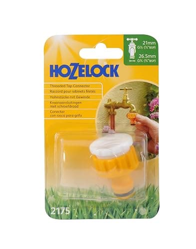 HOZELOCK - Outdoor Tap Connector ø 21mm - 26,5mm (1/2"- 3/4") : For Threaded Outdoor Taps, Watertight Connector, Adaptor to Connect a Garden Hose to the Tap, Easy and Robust [‎2175P9000] thumbnail 3