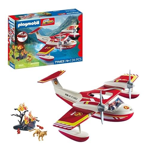 Playmobil Firefighting Sea Plane with extinguishing Function - Image 1