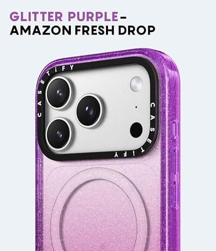 CASETiFY for iPhone 17 Pro Max Case - Impact Compatible with MagSafe | 8.2 ft. 4x Military Grade Drop Protection | Star Marks | Matte Black thumbnail 5