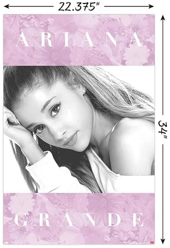 Trends International Ariana Grande - Floral Wall Poster, 22.375" x 34", Unframed Version thumbnail 3