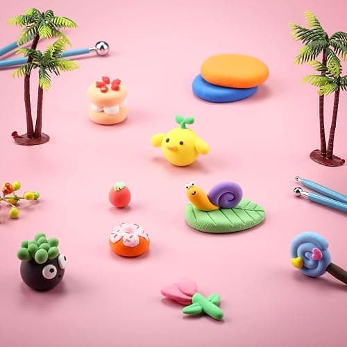 Air Dry Clay Bulk, Modeling Clay for Kids, 150 Pcs, Multicolored | Lightweight Foam Modeling Clays,DIY Molding Clays for Kids Adults = Gifts Supplies,DIY Crafts School Projects, Easy to Shape thumbnail 5