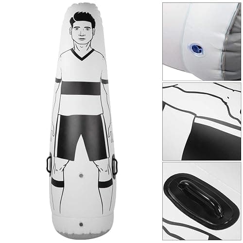 Soccer Dummy Defender, Inflatable Soccer Dummy Goalkeepr, High Protection Performance Safer Inflatable Kick Defender, Soccer Training Kick Defender for Football Game Football Training thumbnail 5