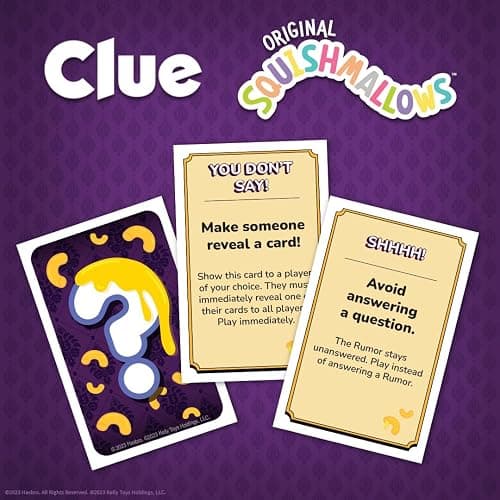 CLUE: Squishmallows Board Game| Official Squishmallows Merchandise | Collectible Clue Game Featuring Cam, Emily, Leonard, Lola and More thumbnail 8