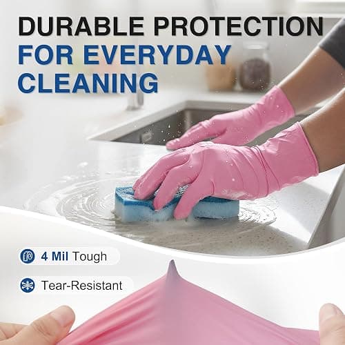 Schneider Medical Nitrile Exam Gloves, 4-mil Medical Gloves Disposable Latex Free, Powder Free, Food Safe Glove thumbnail 3