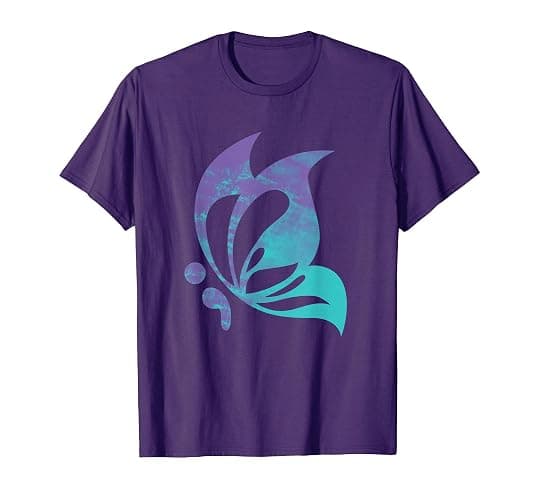 Semicolon Butterfly Mental Suicide Prevention Awareness T-Shirt - Image 1