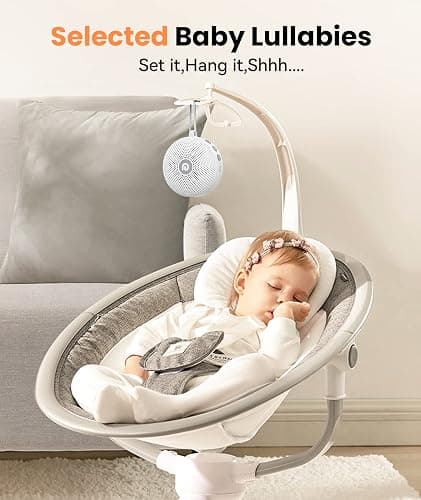 Dreamegg White Noise Machine, Portable Sound Machine Baby Features Powerful Battery, D11Max Sleep Aid Sound Machine for Baby Adults 21 Soothing Sounds for Sleeping Nursery Travel Gift USB Rechargeable thumbnail 5