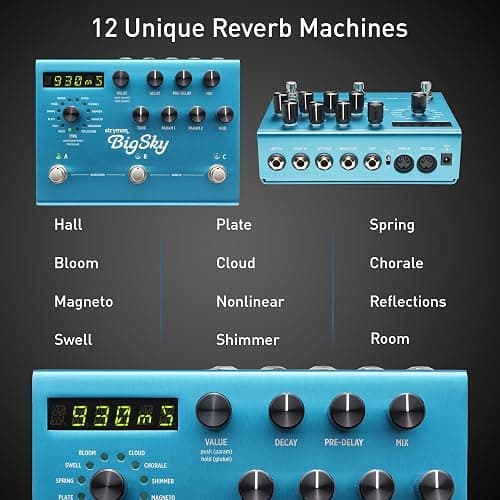 Strymon BigSky Multi Reverb Guitar Effects Pedal with 12 Unique Reverb Machines for Electric and Acoustic Guitar, Synths, Vocals and Keyboards thumbnail 4