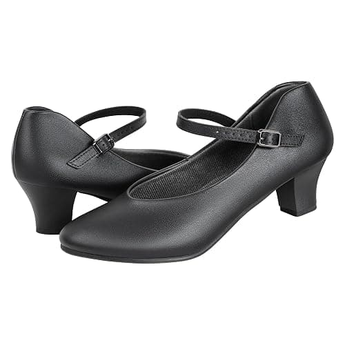 Dynadans Women's Character Shoe Ankle Strap 1.5'' Latin Dance Shoes thumbnail 6