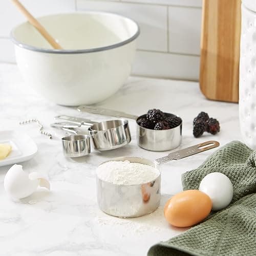 RSVP International Endurance Collection Kitchen Measuring Tools, Dishwasher Safe, 5 Piece, Long Handles, Stainless Steel thumbnail 6
