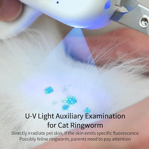 PAKEWAY Pet Nail Clipper with LED & -U-V Light, Cat Claw Trimmer with Ultra Bright LED Light for Nail Bloodline to Avoid Over Cutting, Sharp Angled Blade Grooming Tool for Dog Cat Rabbit Small Animals thumbnail 3