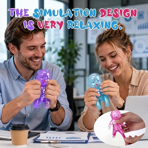 3Pcs Baby Squishy Stress Toy Slow Rising Transparent Squeeze Soft Stretchy Fidget Toy for Anxiety Relief Cute Sensory Squishies Novelty Party Favor thumbnail 3