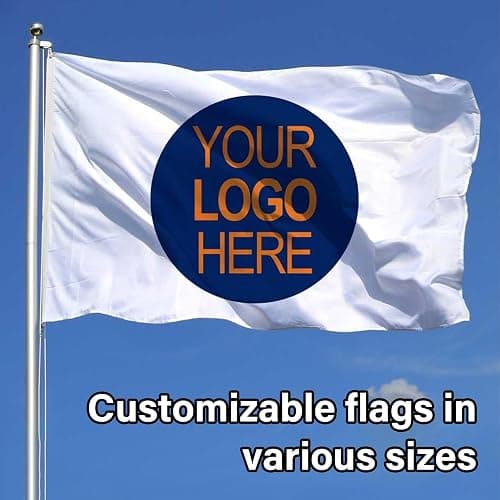 Custom Flag,Personalised Flags,Make Your Own Flags with Print Photo/Logo/Text,Design banner for Living Room Bedroom Garden Outdoors Décor Corridor Balcony Camping Flag Yard Sign. thumbnail 5