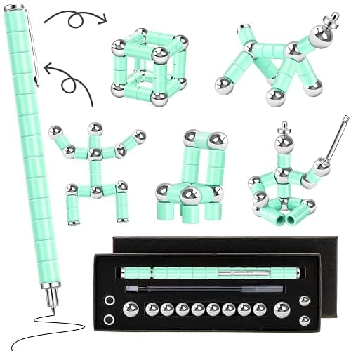 YYMHMF Magnetic Fidget Pens Girls Gifts - Unique Birthday Gifts For Women, Novelty Christmas Stocking Stuffers For 8 9 10 11 12 13 14 15 16 Year Old Boys Girls, Cool Gadget Anxiety Relief For Adults - Image 1