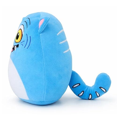 8-inch Cartoon Blue Tiger Plush Toy, Funny Plush Cushion, Gift for Kids, Adults, Fans & Collectors for Birthday and Holiday (Blue) thumbnail 3