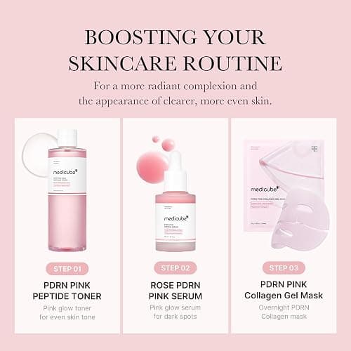 medicube PDRN Pink Peptide Toner I Pink Glow Toner for Skin Boosting, Soothing and Calming, Uneven Skin Tone, Rose PDRN & Peptide & Niacinamide, Korean Skin Care (250ml / 8.45 fl. oz.) thumbnail 6