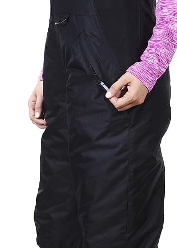 Arctic Quest Womens Ski Snow Bibs Pants Insulated Water Resistant Overalls Snowboarding Winter Waterproof Pants Women thumbnail 4