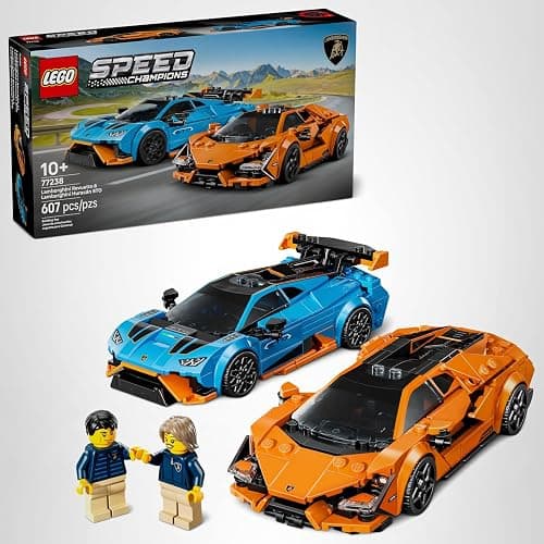 LEGO Speed Champions Lamborghini Revuelto & Huracán STO Car Toys - Building Toy for Pretend Play for Boys & Girls, Ages 10+ - Model Car Kit Display - Gift Idea for Kids - 77238 thumbnail 7