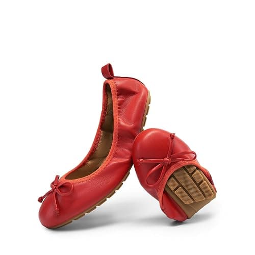 DREAM PAIRS Women's Foldable Bowknot Ballet Flats | Light Weight, Slip-On Dress Shoes, Round Toe, Offer all-day comfort for long walking, standing, dancing - Image 1