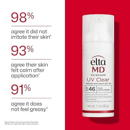 EltaMD UV Clear Face Sunscreen SPF, Oil-Free Sunscreen with Zinc Oxide, Dermatologist Recommended thumbnail 10