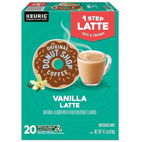 The Original Donut Shop Vanilla Latte, Single-Serve Keurig K-Cup Pods, Flavored Coffee, 20 Count thumbnail 12