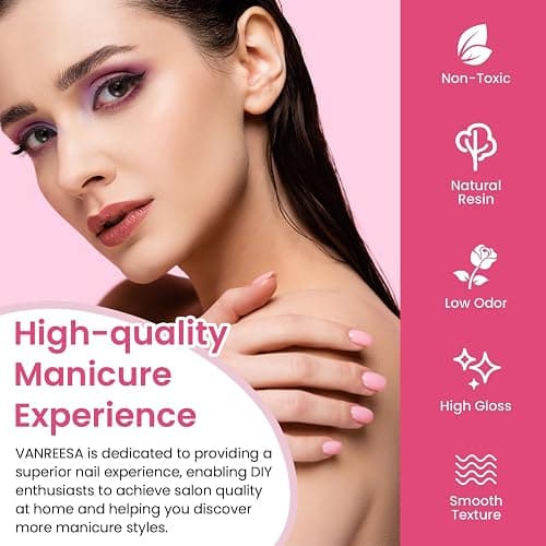 VANREESA 42 Pcs Gel Nail Polish Kit with U V Light 24 Colors Gel Polish Nail Set Glossy & Matte Top Coat Complete Nail Kit with Manicure Tools for All Seasons Gifts for Women Girls thumbnail 3