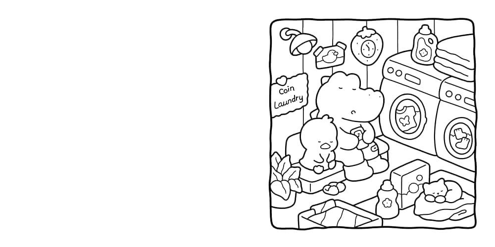 Cozy Days: Coloring Book for Adults and Kids (Cozy Spaces Coloring) thumbnail 3
