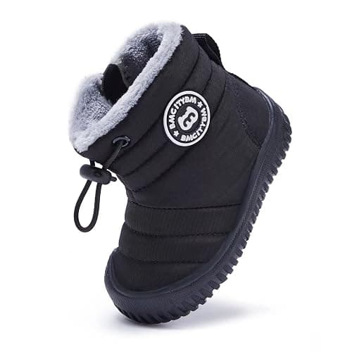 BMCiTYBM Toddler Baby Snow Boots Winter Shoes Boys Girls Cold Weather Baby Faux Fur Shoes thumbnail 3