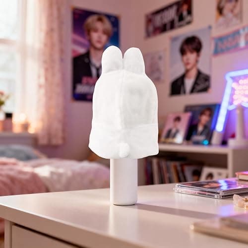 Stray Lightstick Cover, Cartoon Shape Lightstick Decorations, Concert Lightstick Accessories for Stray Fans (White-B) thumbnail 6